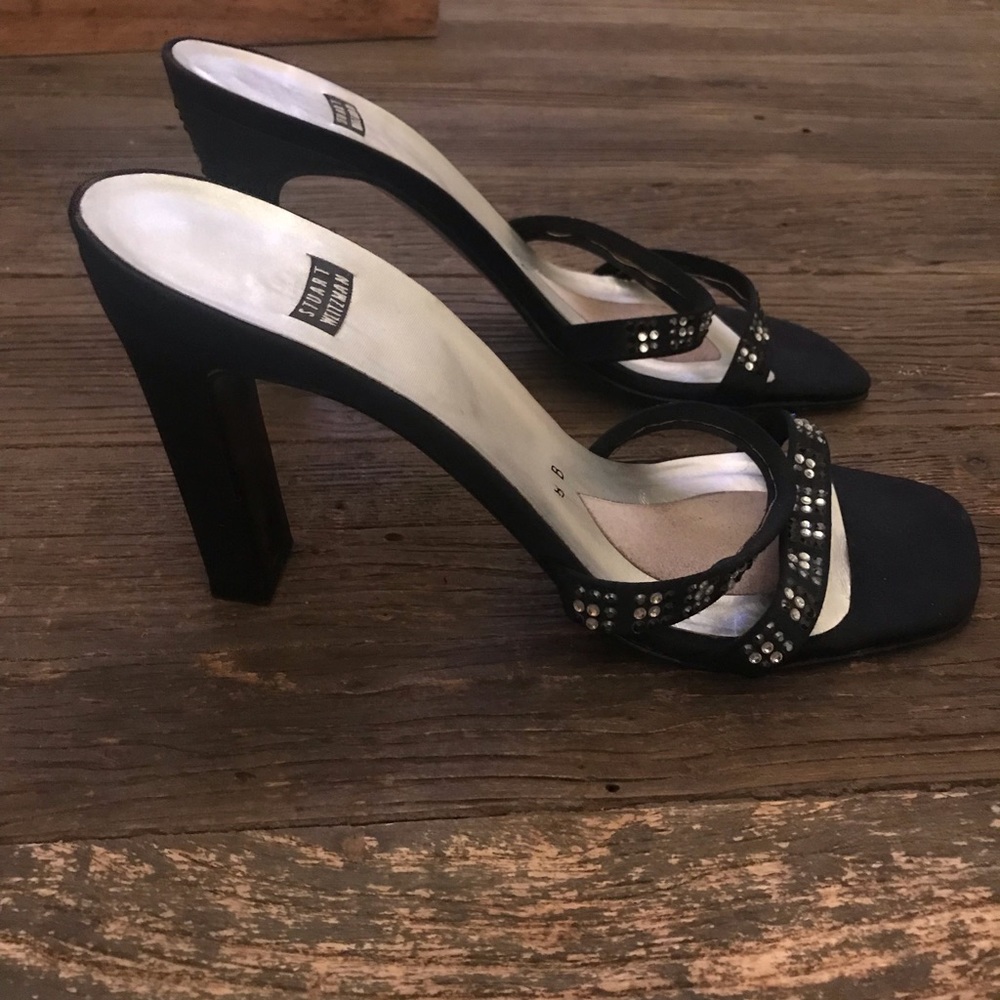 Stuart Weitzman Rhinestone Sandals - Picture 3 of 8
